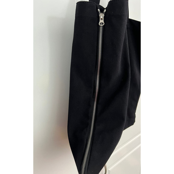 Most Wanted USA Black Cotton Canvas Love Is Love Tote Bag - Picture 3 of 5